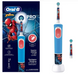 Електрична зубна щітка дитяча Braun Oral-B D103 Pro Kids SpiderMan + додаткова насадка, Блакитний