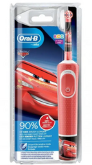 Электрическая зубная щетка детская Braun Oral-B Stages Power D100 Cars/Тачки