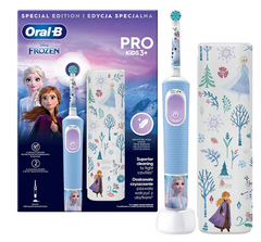 Электрическая зубная щетка Oral-B D103.413.2KX Vitality Pro Kids Frozen с футляром