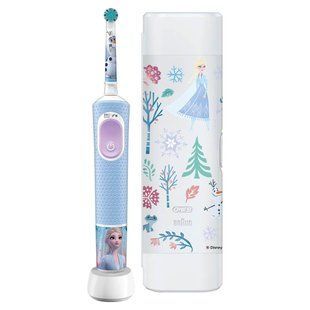 Електрична зубна щітка Oral-B D103.413.2KX Vitality Pro Kids Frozen з футляром