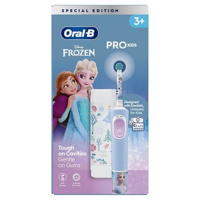 Електрична зубна щітка Oral-B D103.413.2KX Vitality Pro Kids Frozen з футляром