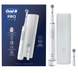 Електрична зубна щітка Braun Oral-B PRO3 3500 White з дорожнім футляром та з двома насадками Sensitive clean