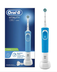 Електрична зубна щітка Braun Oral-B Vitality 100 Cross Action Blue (Оралбі Віталіті блакитна)