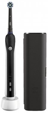 Електрична зубна щітка Braun Oral-B Pro 760 Black з двома насадками