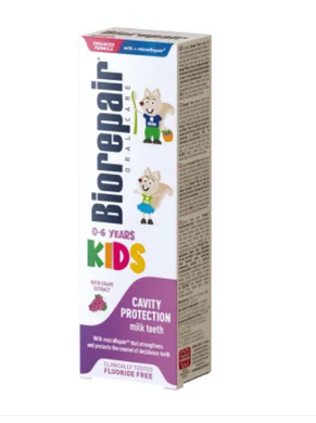 Зубная паста для детей Bio Repair Веселый мышонок Kids от 0 до 6 лет с виноградом