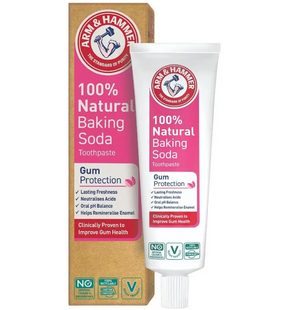 Зубна паста Arm & Hammer 100% Natural Baking Soda Gum Protection Toothpaste для захисту ясен, 75 мл