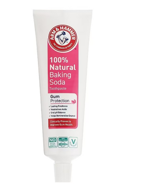 Зубна паста Arm & Hammer 100% Natural Baking Soda Gum Protection Toothpaste для захисту ясен, 75 мл