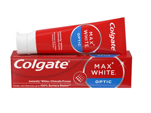 Зубна паста Colgate Max White Optic відбілювальна для яскравої усмішки 75 мл