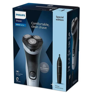 Набір: Електробритва + тример Philips Shaver 3000X Series X3003/02