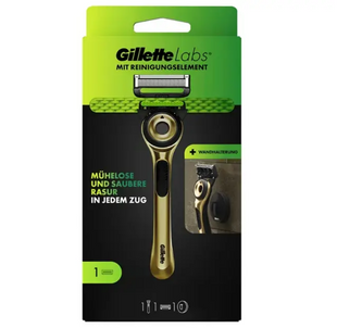 Станок для гоління Gillette Labs Gold Edit, 1 картридж + кріплення